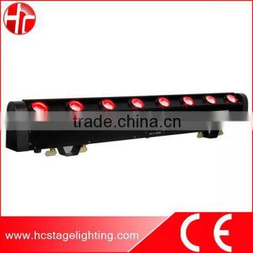 8x10w white color moving beam led light bar