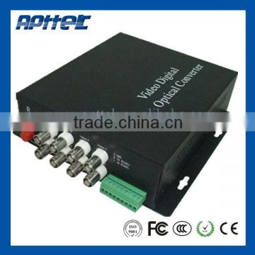 Ftth 4 channel bnc to fiber video converter