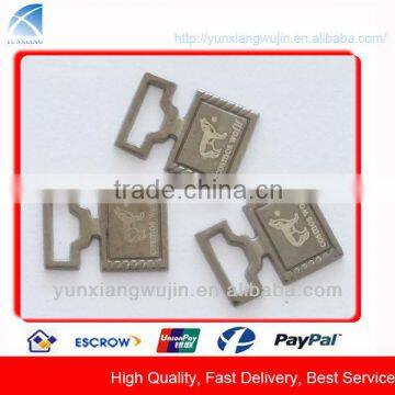 CD6713 Custom Metal Jeans Logo Labels for Belt