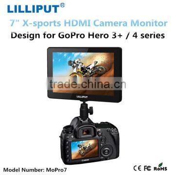 MoPro7 Lilliput 7" IPS camera lcd monitor with hdmi input for Go Pro DSLR Camera