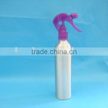 100ml aluminium bottle with mini trigger sprayer,aluminium bottle for perfume