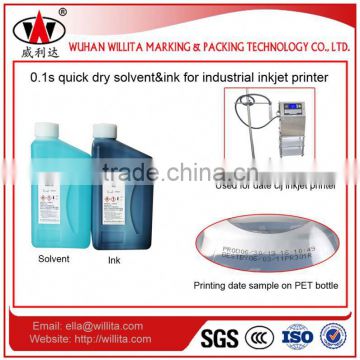 PET bottle date printing Solvent printer ink