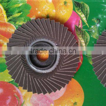 4'' T27 calcined aluminium oxide flap disc with good bond