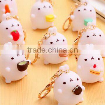 The Rabbit Cartoon Pendant Key Chain Couple Handbags Accessoriest PN6434 photo-3