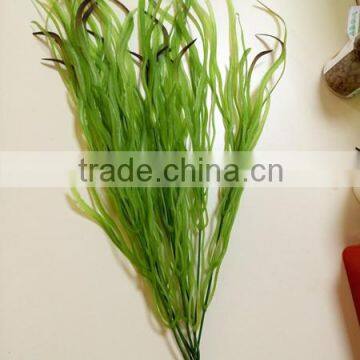 Real look plastic plant artificial leaves for plant wall decor with wholesale price