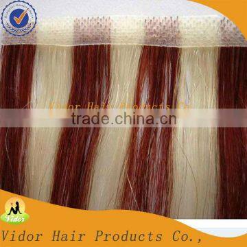 Virgin Brazilian Ombre Weave Skin Weft Hair Machine Weft Hair