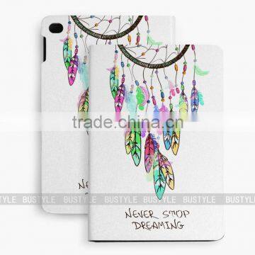 sublimation leather tablet case for iPad mini 1 2 3 4 air 1 2 flip tablet pc case