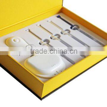 dental bleaching kit with advanced 6bulb blue led light