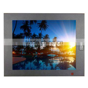 10.4 inch sunlight readable IP65 waterproof industrial touch screen monitor