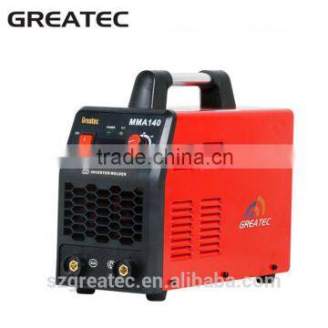 MMA 140 plastic case more light stainless dc inverter arc welding machine