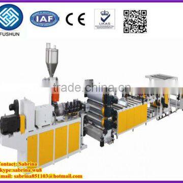 Transparent or color pvc sheet machinery