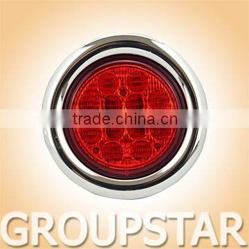 E4/DOT 4 Inch 100#waterproof Round LED Tail Trailer Truck Lights