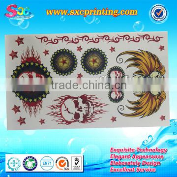 2014 wholesale adhesive water transfer printing sticker, water transfer label