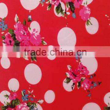 china suppliers artificial flowers CDC crepe fabric for women's cloth