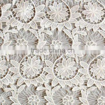 fashion lace cotton embroidered fabric