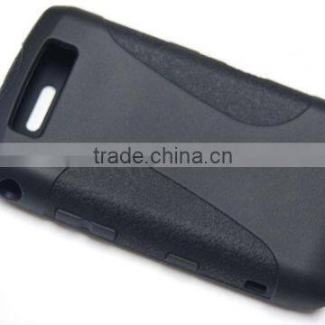Silicon cover for BlackBerry 9700 with leather style