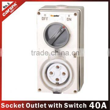 40A universal socket outlet 500V
