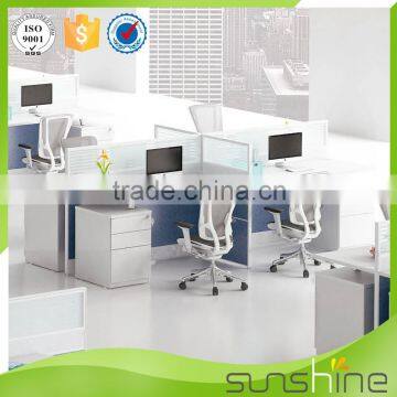 Top Quality Office Furniture/Customized Office Desk 4 Person Workstation Partition Staff Room photo-5