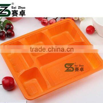 1200ml 5 compartment disposable microwave lunch box