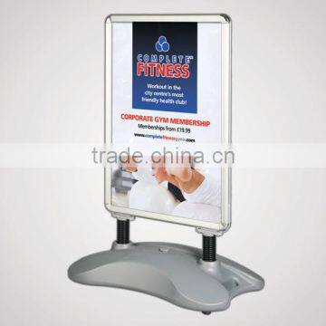 Snap-A-Frame Outdoor with Water Base B2 t board pavement sign