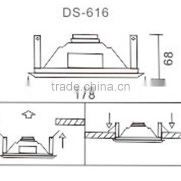 5 Inch Round White Waterproof Active In Ceiling Speaker photo-4