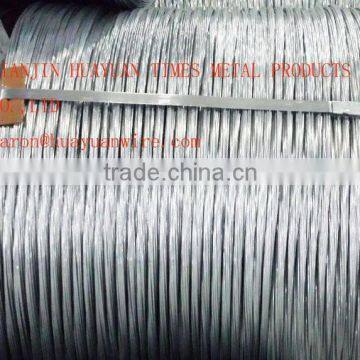 (factory) low carbon galvanized steel wire for Chain link fence