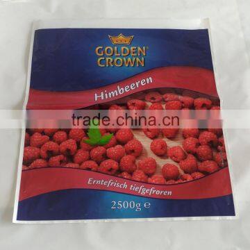 2.5kg frozen himbeeren packaging bag