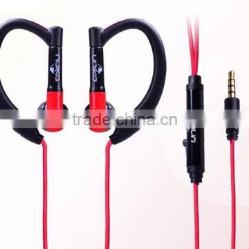 ULDUM sports factory price earhook sport earphone for mp3 mp4 earphone