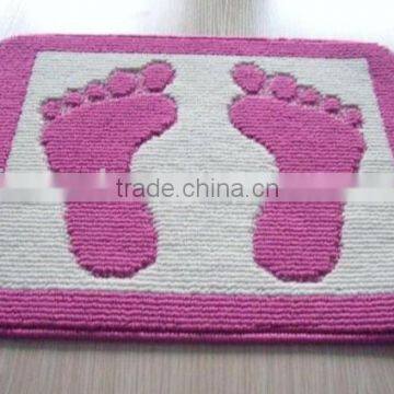 PP jacquared anti slip cheap mat