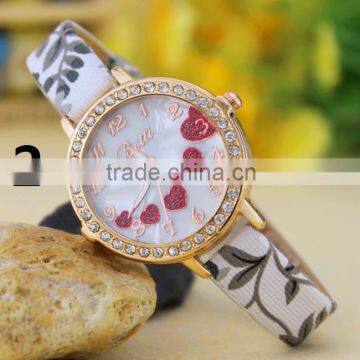 fashion ladies quartz select watch leather strap women's wrist watches movements