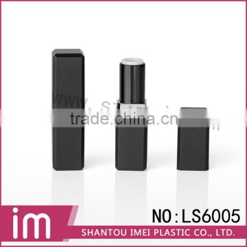 spary matte black square empty lipstick tube