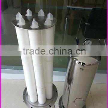 Stainless steel high precision water cartridge filter