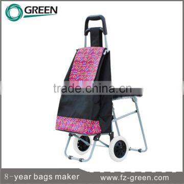 Fashion Type Wholesale Shopping Cart With Chair