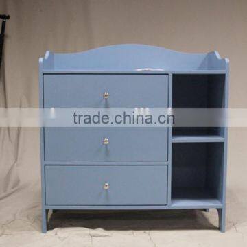 Wooden MDF with 3 drawer cabinet ,bedroom chest