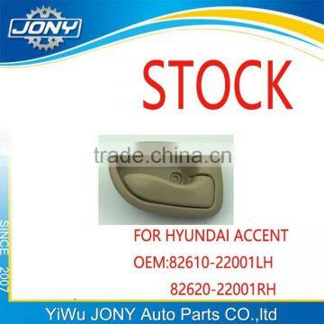 Korea Car Stock Selling Auto Parts Hyundai Accent Accessories Door Inner Handle OEM 82610-22001LH 82620-22001RH