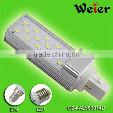 7w LED G24 Q24P 4 pin daylight