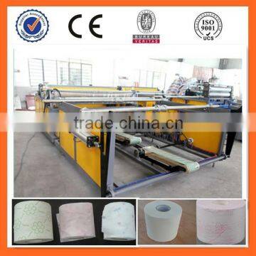 Toilet Paper Rewinding Machine/High Speed Toilet Tissue Make Machine