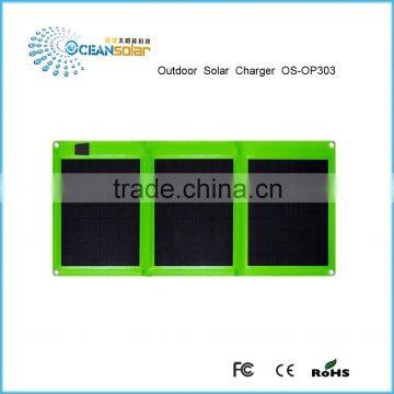 hot sale 30Wsolar panel charger with 18V output/ flexible solar panel for home using