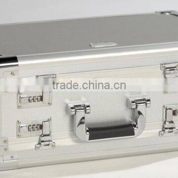 sliver aluminum gun case,aluminum pistal case