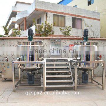 Sipuxin New Stainless Steel Vacuum Emulsifying Shampoo Blending Mixer photo-5