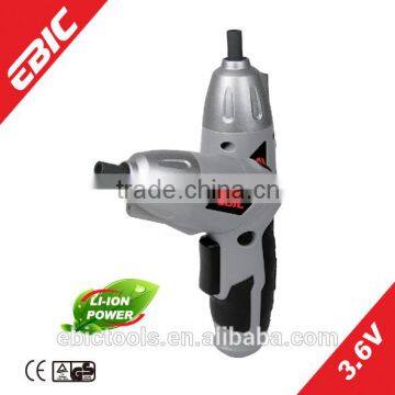 EBIC dc motor 3.6V Li-Ion cordless mini screwdriver/ high quality power tool