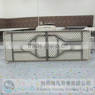 Stainless Steel 183cm Blow Molding Garden Plastic Coffee Table for Party/cocktail Table With Removable Legs photo-5