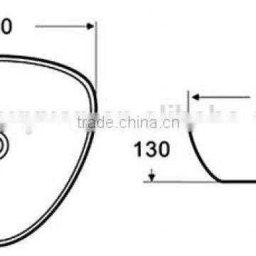 Chaozhou Ceramic Art Basin Washing Basins Porcelain Shining Bathroom Cabinet Sink Drain Y122 photo-2