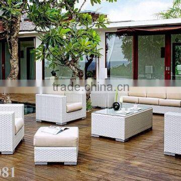 Poly Rattan Garden Sofa Set Alu Frame With Power Coating Hand Woven by Wicker photo-2