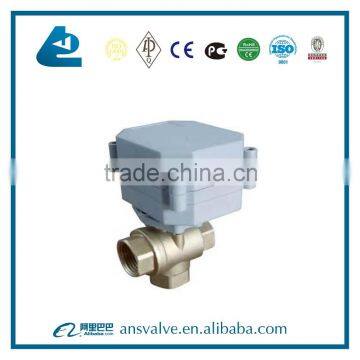 CWX-15Q Motorized Stainless Steel 3 Way Ball Valve photo-2