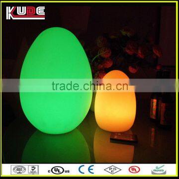 egg shape LED Chrismtmas light/LED night light with RGB multi color changing