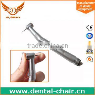 silver color standard head push button high speed dental handpiece