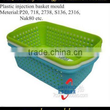 High quality commodity plastic injection Rio basket mould