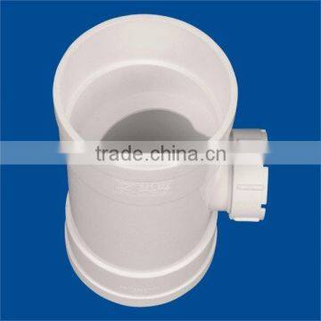 PVC-U Drainage Fittings: Spiral Silencing Cleanout Tee