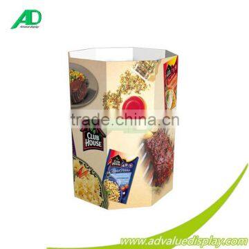 Supermarket Promotion cardboard cosmetic dump bin